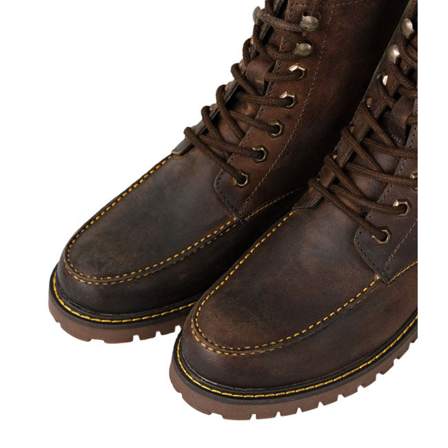 Trip Machine Moc-toe boots mocha