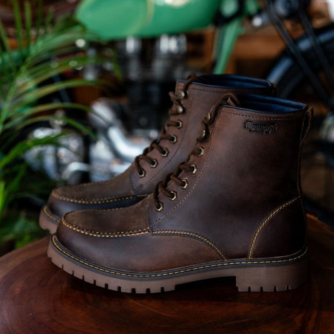 Trip Machine Moc-toe boots mocha