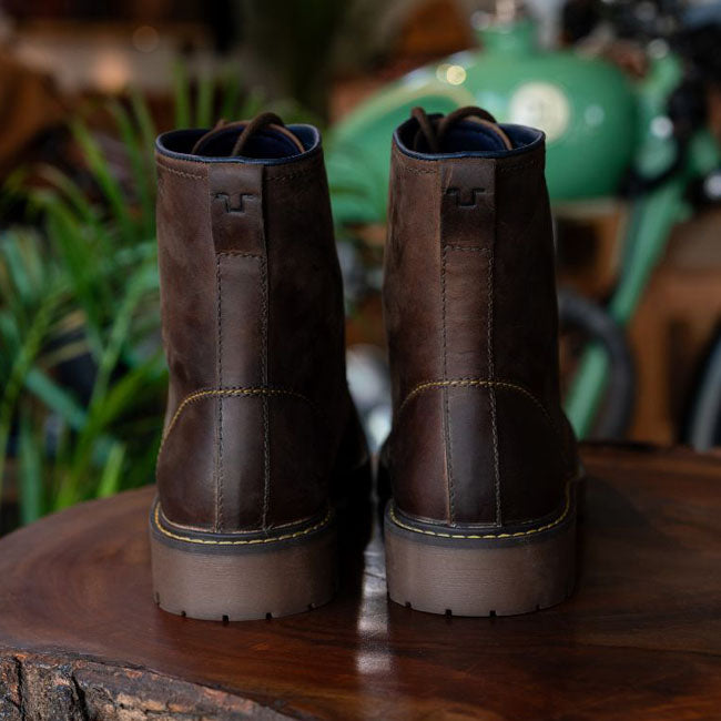 Trip Machine Moc-toe boots mocha