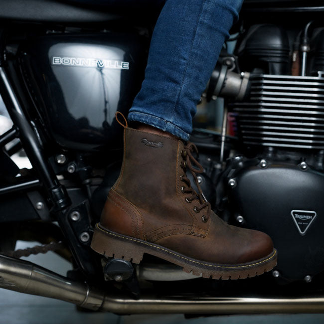 Trip Machine Derby boots Rusty wrangler