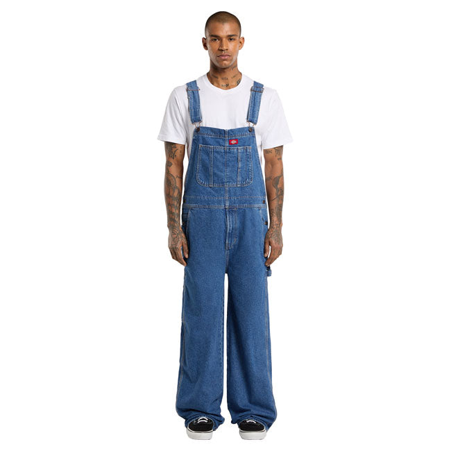 Dickies Loose denim bib classic blue