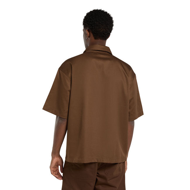 Dickies Cadiz QZ shirt timber brown