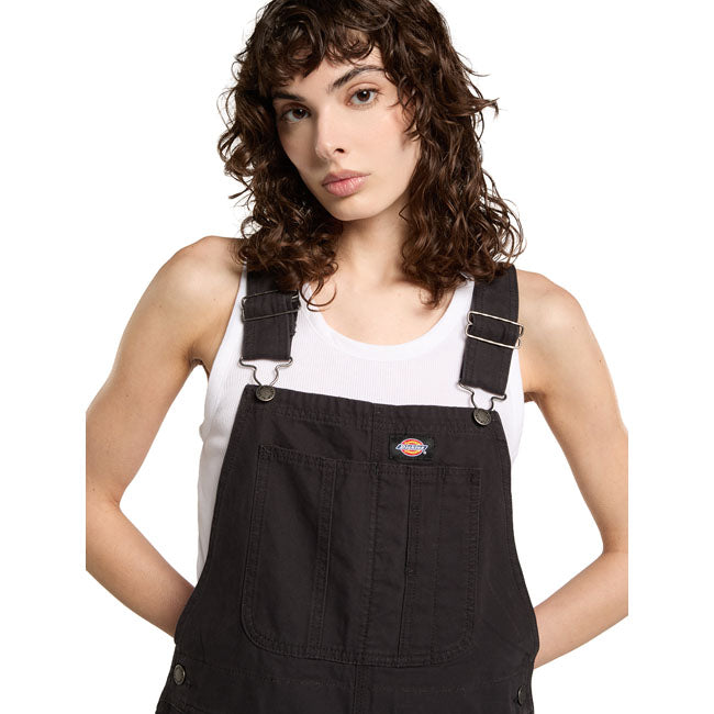 Dickies Canvas short female bib black