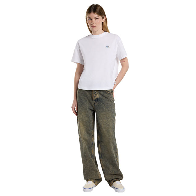 Dickies Oakport female boxy t-shirt white