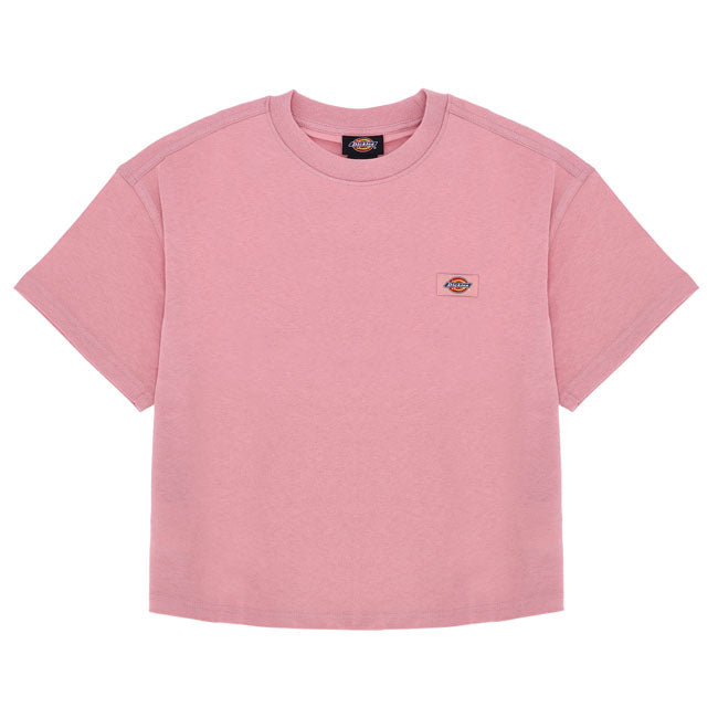 Dickies Oakport female boxy t-shirt bridal rose