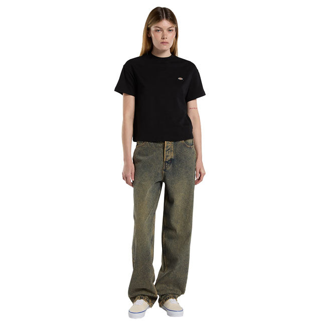 Dickies Oakport female boxy t-shirt black