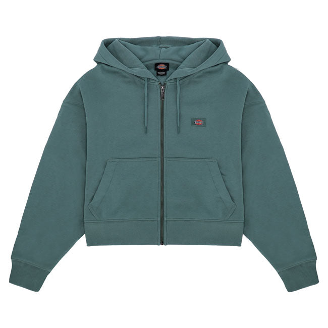 Dickies Oakport female zip hoodie stormy sea