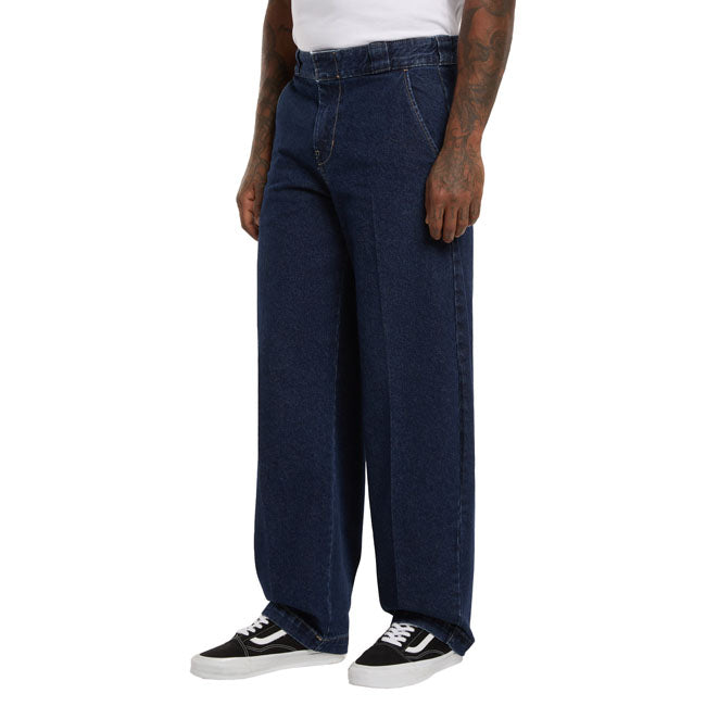 Dickies 877 Barrel leg work jeans dark indigo — W38/L32