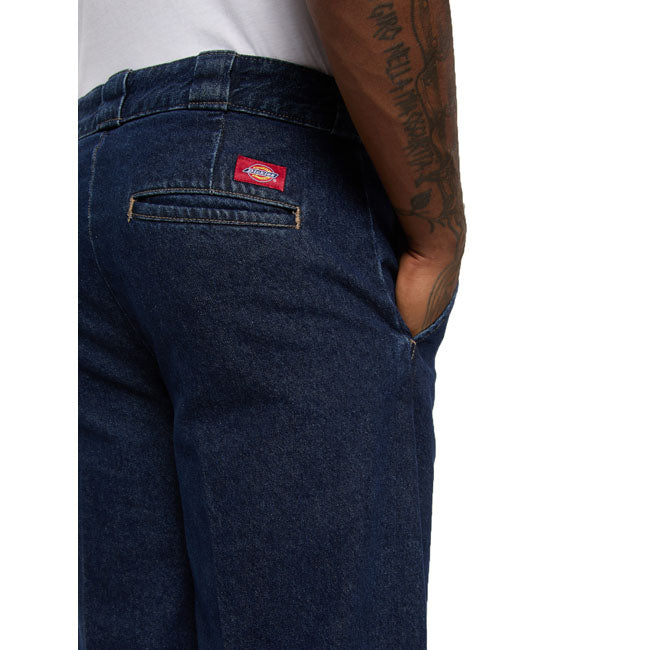Dickies 877 Barrel leg work jeans dark indigo — W36/L34