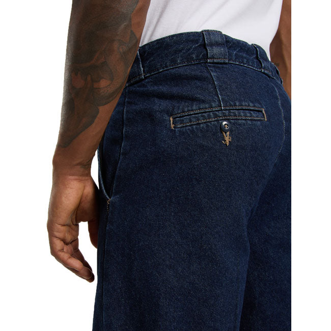 Dickies 877 Barrel leg work jeans dark indigo — W32/L32