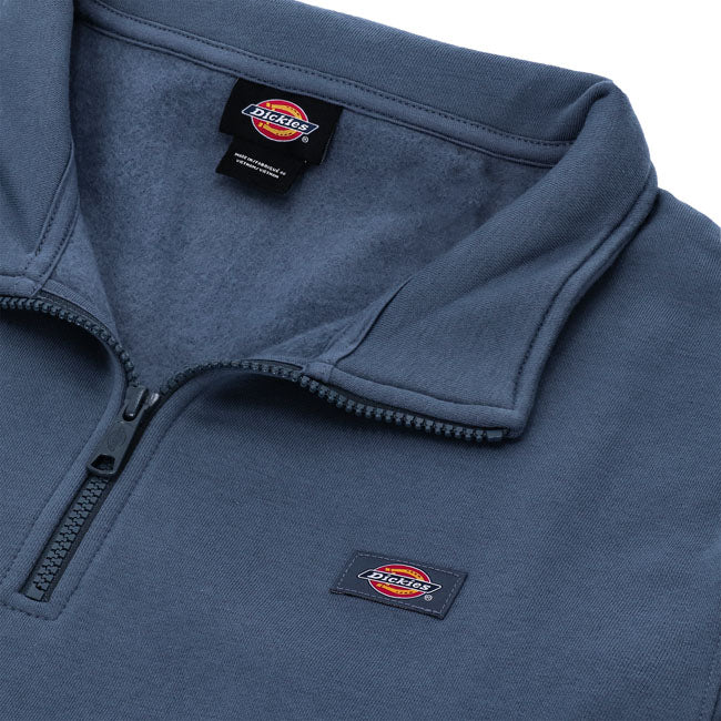 Dickies Oakport Quarter zip hoodie indigo
