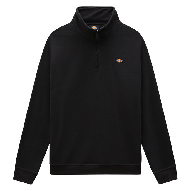 Dickies Oakport Quarter zip hoodie black