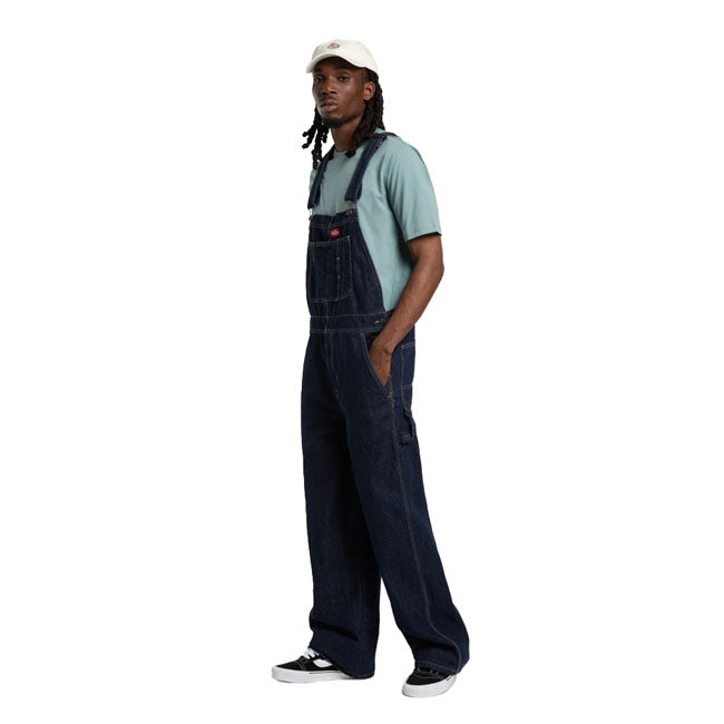 Dickies Loose denim bib rinsed