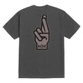 Loser Machine Good luck fingers t-shirt vintage black