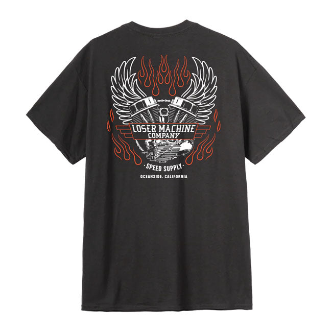 Loser Machine Fly wheel t-shirt black