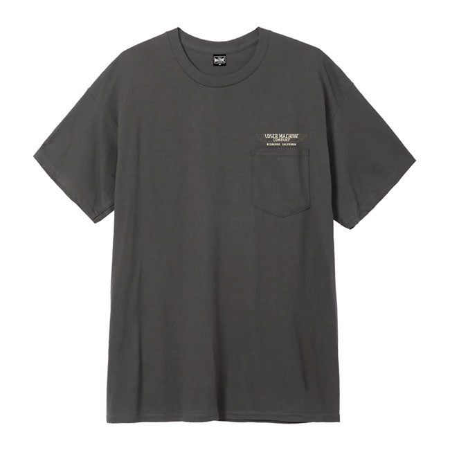 Loser Machine Fly wheel t-shirt charcoal