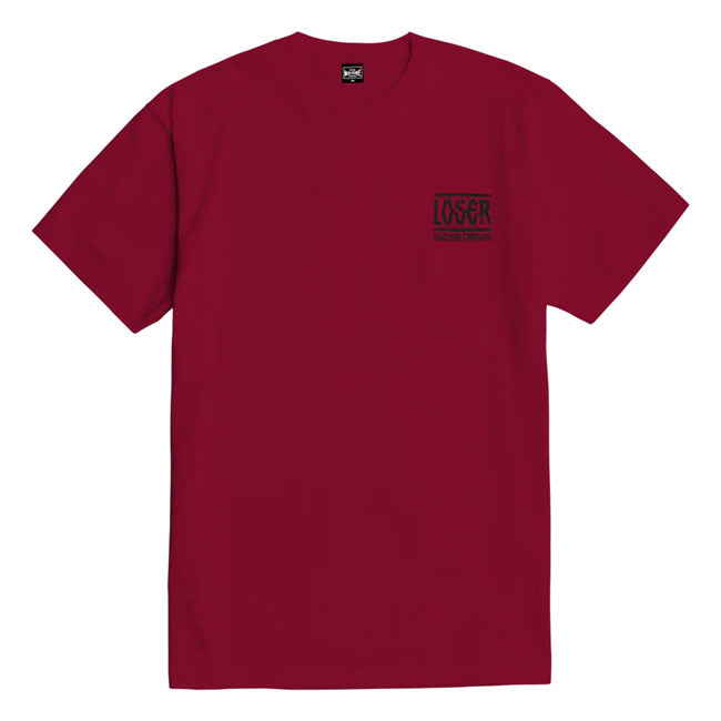 Loser Machine Inside out t-shirt burgundy