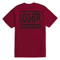 Loser Machine Inside out t-shirt burgundy