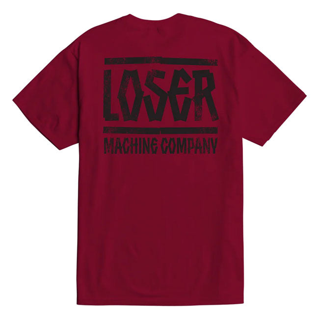 Loser Machine Inside out t-shirt burgundy