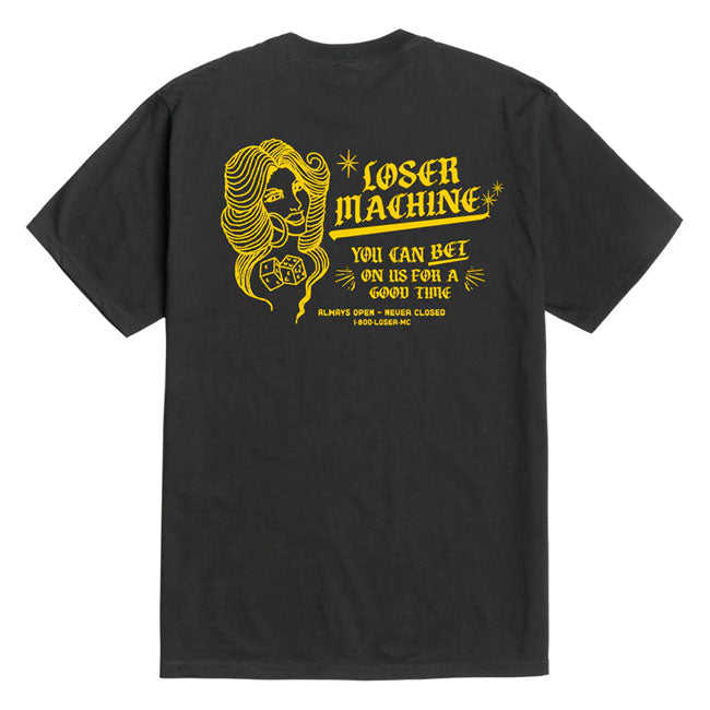 Loser Machine  Roll the dice t-shirt black