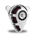 PM, ''Jet'' air cleaner kit. Chrome — 25-26 Softail; 24-26 FLHX; 2025 FLHXU; 24-26 FLTRX; 2026 FLTRXL; 23-25 FLHXSE; 2026 FLHXLSE; 2026 FLHXLSTSE; 23-25 FLTRXSE; 24-26 FLTRXSTSE