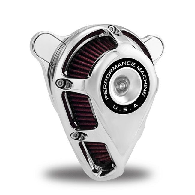 PM, ''Jet'' air cleaner kit. Chrome — 25-26 Softail; 24-26 FLHX; 2025 FLHXU; 24-26 FLTRX; 2026 FLTRXL; 23-25 FLHXSE; 2026 FLHXLSE; 2026 FLHXLSTSE; 23-25 FLTRXSE; 24-26 FLTRXSTSE