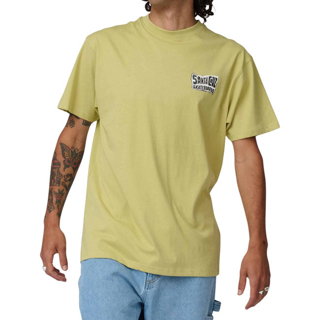 Santa Cruz Collage hand t-shirt faded khaki