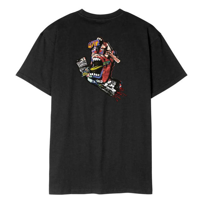 Santa Cruz Collage hand t-shirt black