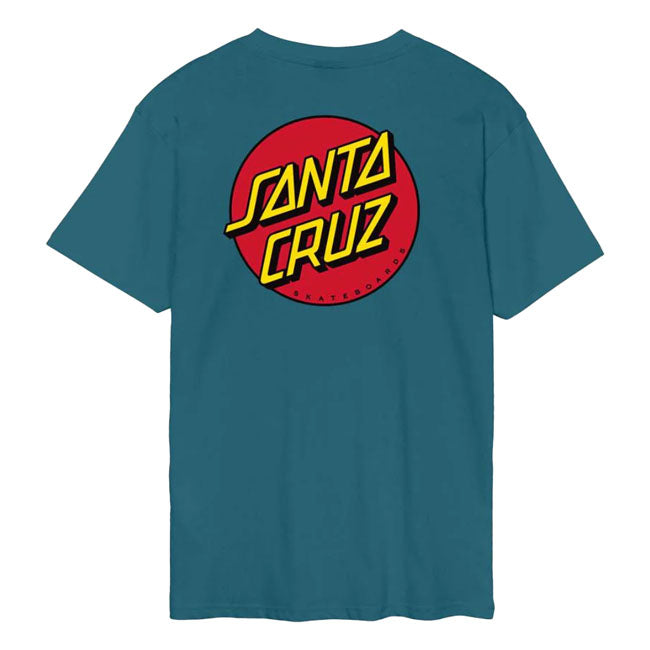 Santa Cruz Classic Dot Chect t-shirt, teal