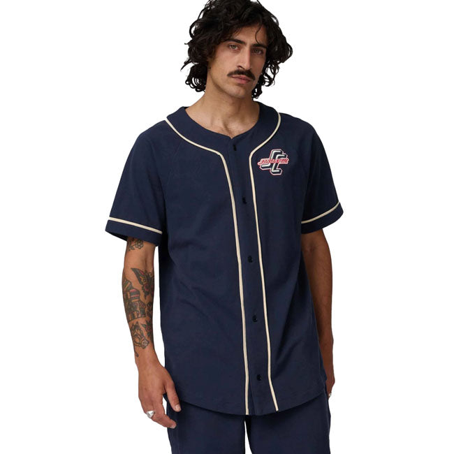 Santa Cruz Outer OGSC Baseball shirt navy