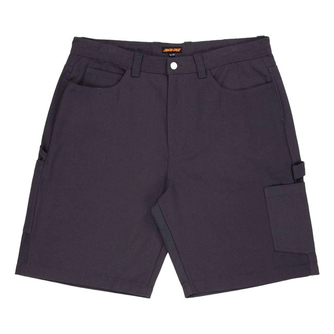 Santa Cruz Carpenter big shorts washed black