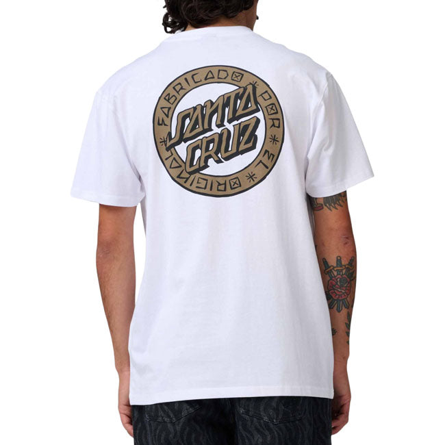 Santa Cruz Loco Dot t-shirt white