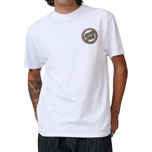 Santa Cruz Loco Dot t-shirt white