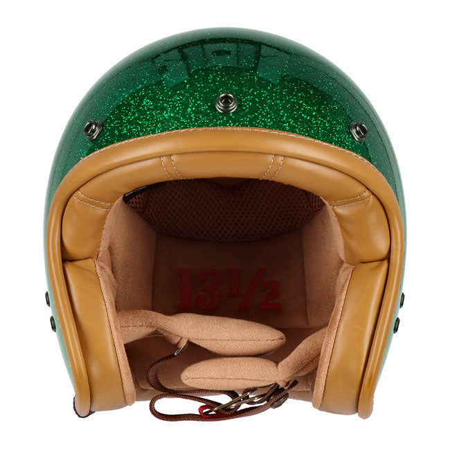 13 1/2 Skull bucket helmet Lucky clover
