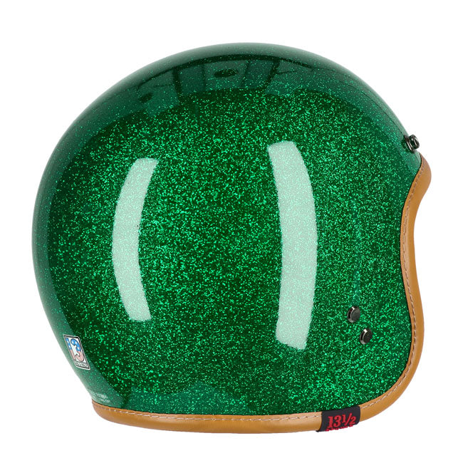 13 1/2 Skull bucket helmet Lucky clover