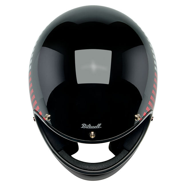 Biltwell Gringo RWB Raceflow helmet black