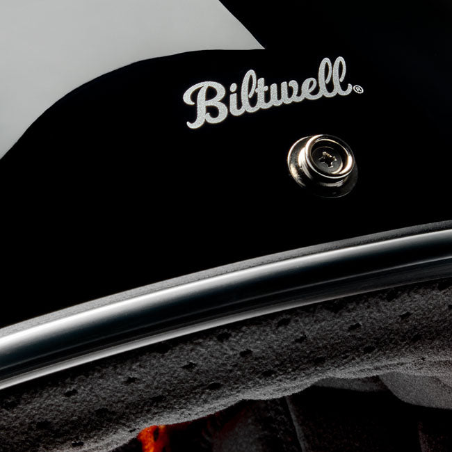 Biltwell Gringo RWB Raceflow helmet black