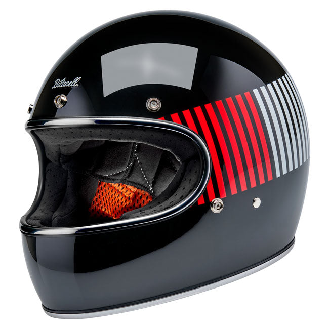 Biltwell Gringo RWB Raceflow helmet black