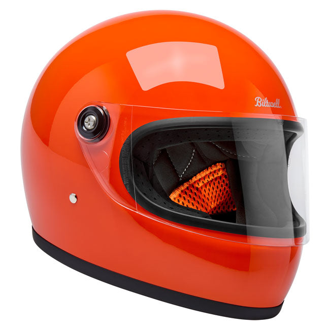 Biltwell Gringo S helmet gloss hazard orange