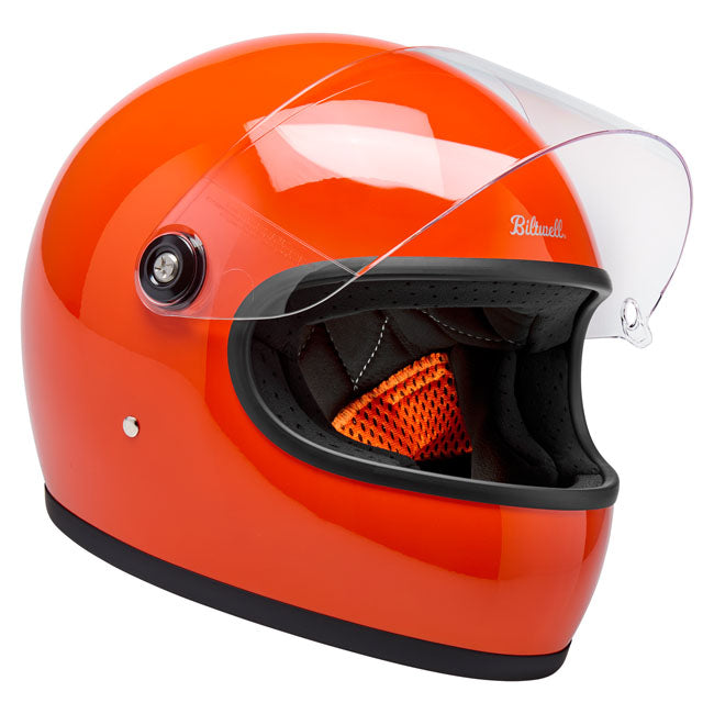 Biltwell Gringo S helmet gloss hazard orange