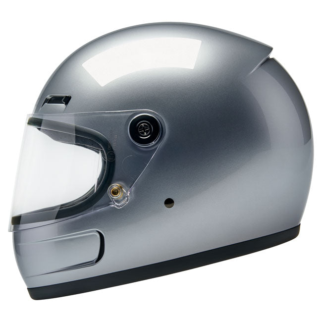 Biltwell Gringo SV helmet gloss silver