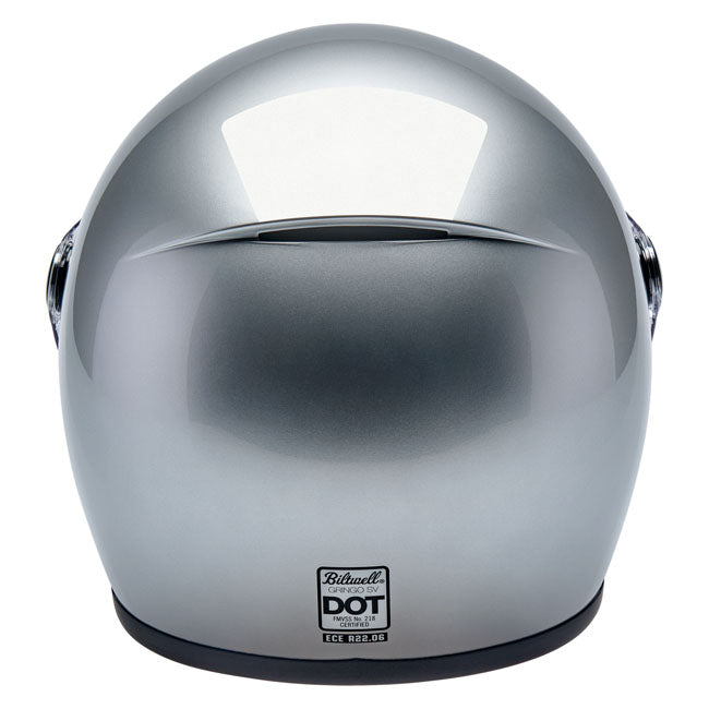 Biltwell Gringo SV helmet gloss silver