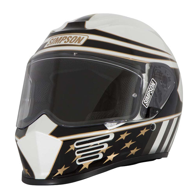 Simpson Speed helmet americana gold