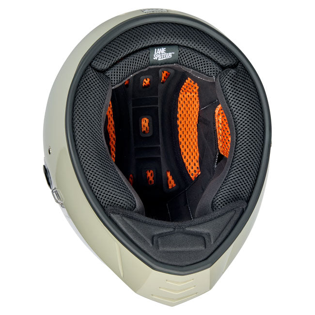 Biltwell Lane Splitter helmet chalk