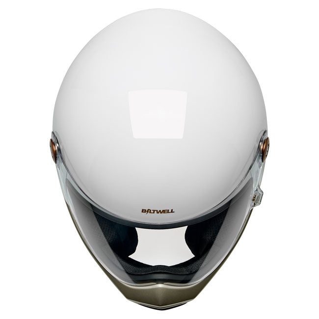 Biltwell Lane Splitter helmet intersection gold/silver/bronz