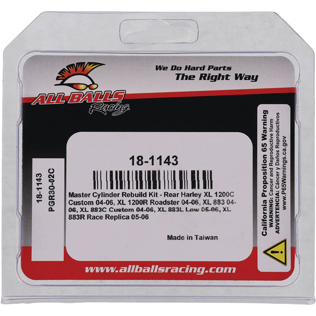 All Balls, master cylinder rebuild kit
