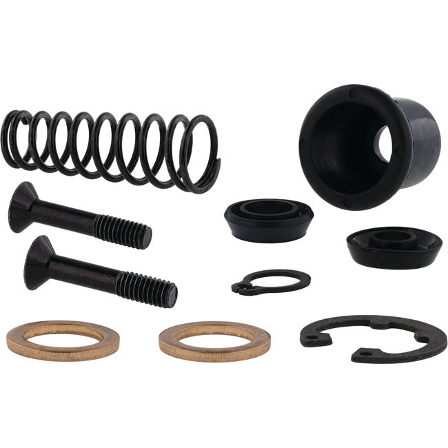 All Balls, master cylinder rebuild kit. Front. Single disc — 04-06 XL front single disc: 04-06 XL1200C Custom; 2006 XL1200C Custom; 04-06 XL 883; 04-06 XL883C Custom; 2006 XL883L Low (NU)