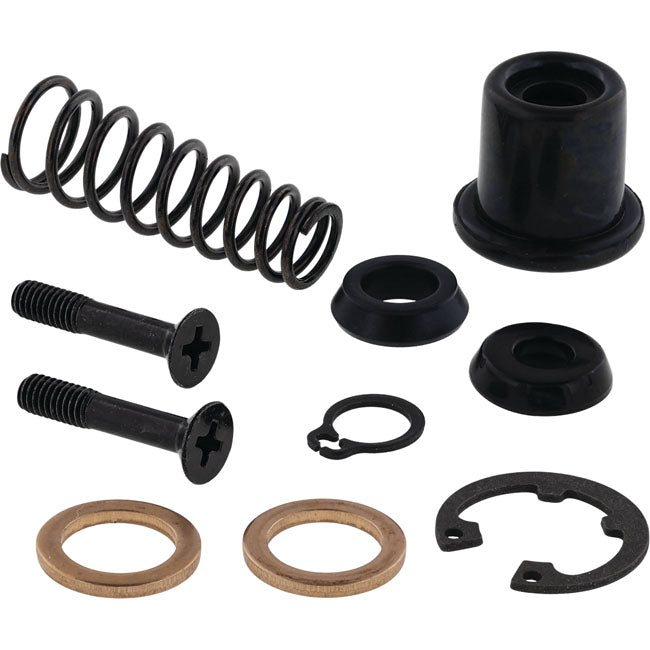 All Balls, master cylinder rebuild kit. Front. Single disc — 04-06 XL front single disc: 04-06 XL1200C Custom; 2006 XL1200C Custom; 04-06 XL 883; 04-06 XL883C Custom; 2006 XL883L Low (NU)