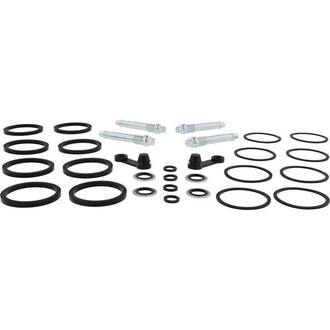All Balls, caliper rebuild kit. Front DD — Front (dual disc): 00-07 Touring; 00-07 Dyna; 00-07 Softail (excl. Springer models); 00-03 XL Sportster; 02-05 V-Rod (NU)