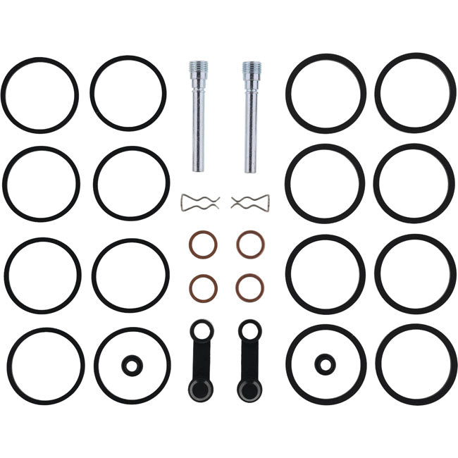 All Balls, caliper rebuild kit. Front DD — Front (dual disc): 08-26 Touring (excl. CVO/inverted fork models)
